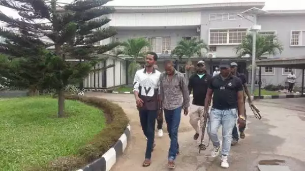 Seun Egbegbe Spotted in Handcuff in Court Today